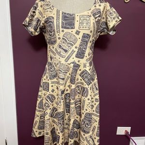 Cream Tiki Dress